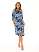 Платье-халат "Натали" Синий арт.к3259с